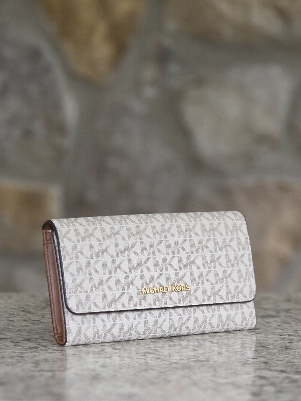 Michael Kors Jet Set Trifold Large Logo Wallet
